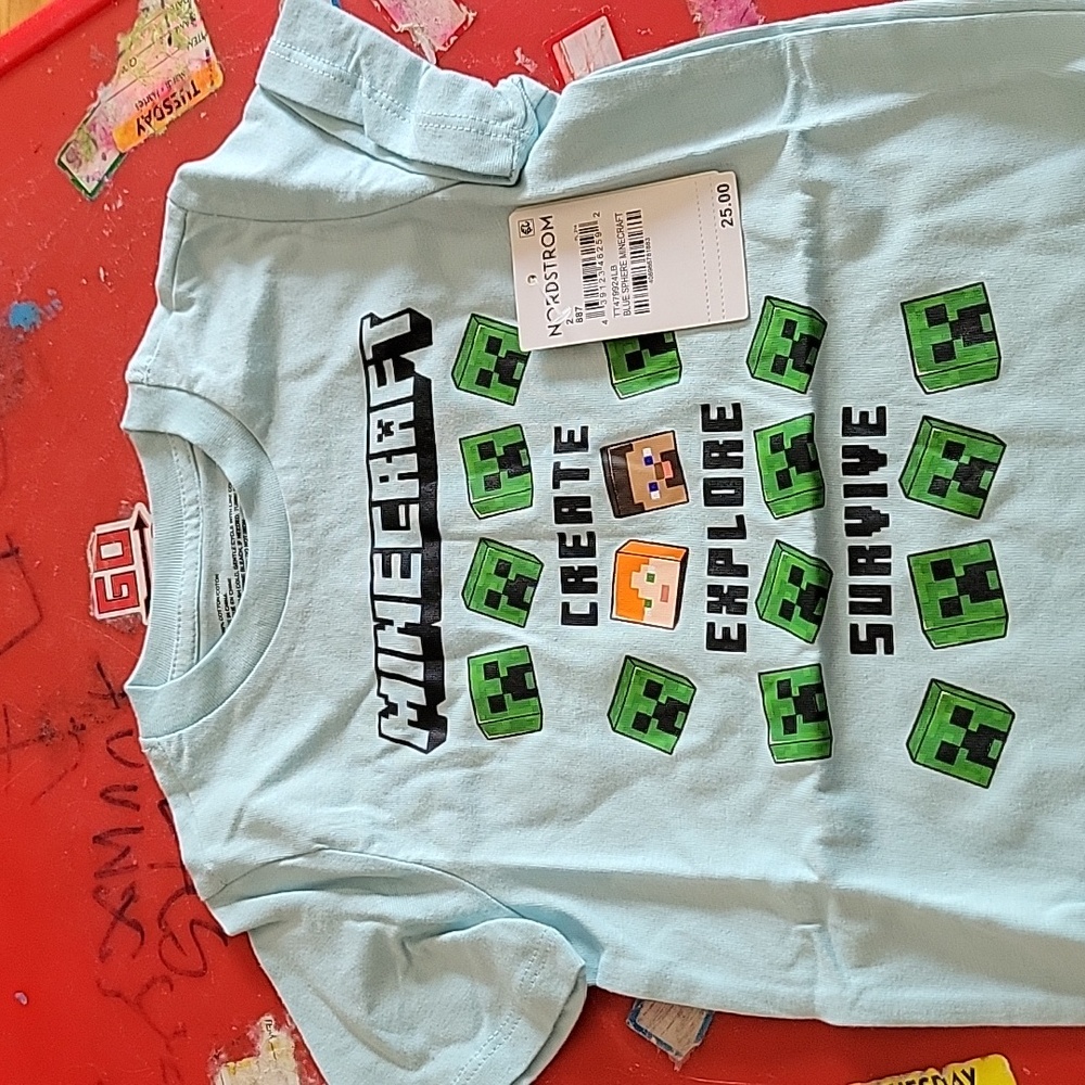 Boys Minecraft tee
